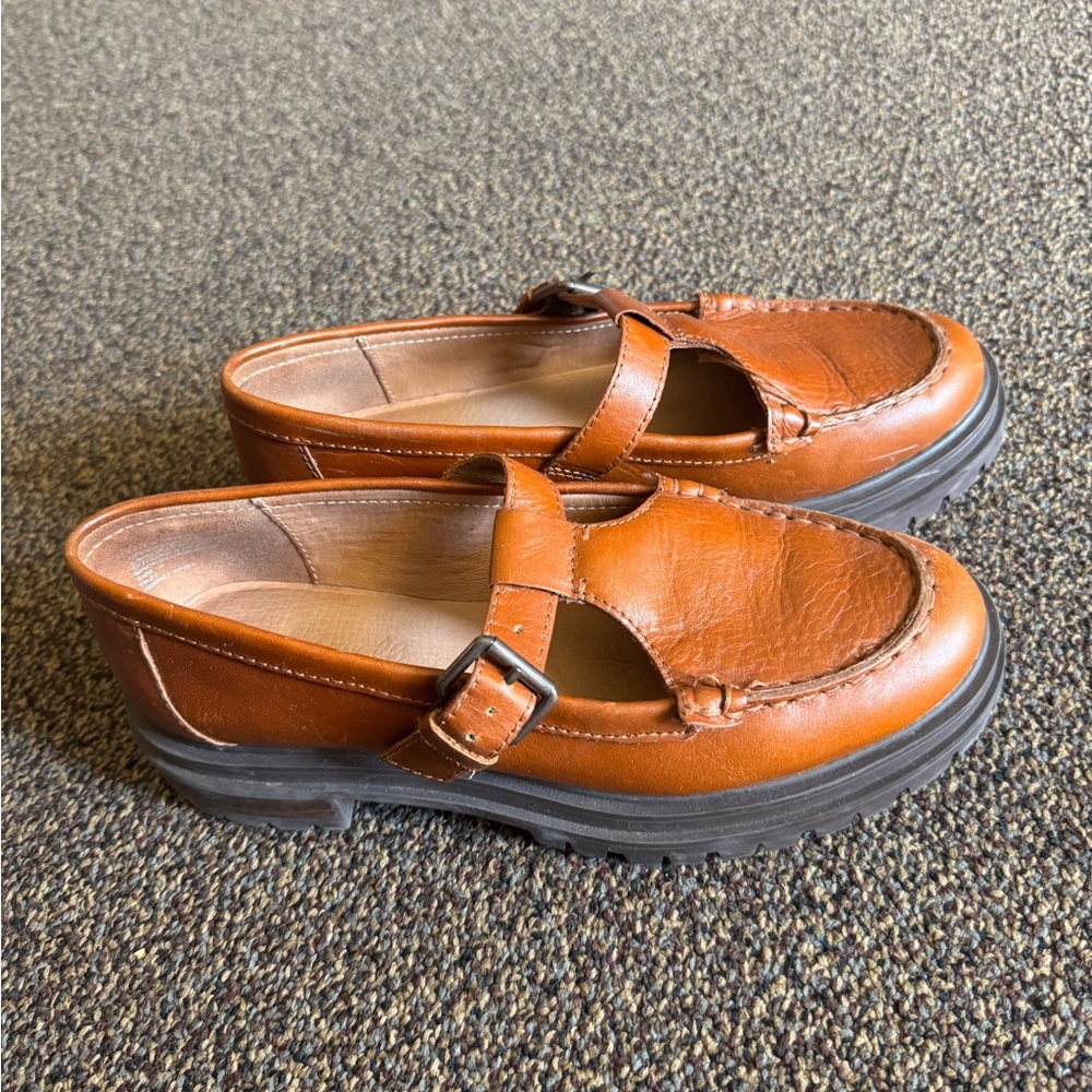 Madewell Leather Loafers Brown